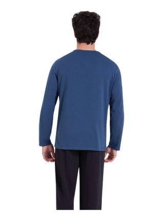 Pyjama Homme Athena ATHENA Chic 7p85 Ensemble De Pijama Homme Pyjama Homme Coton Long