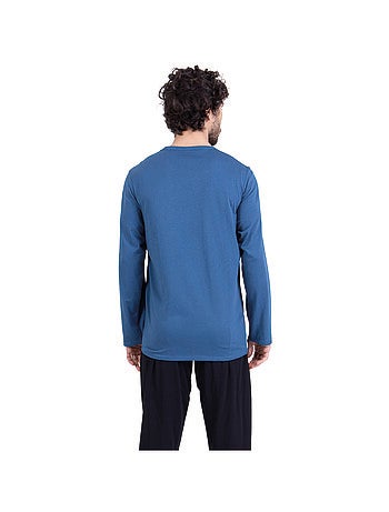 Pyjama long col V homme Ecopack Sérigraphie Athena