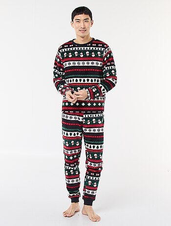 Pyjama long de Noël - 2 pièces