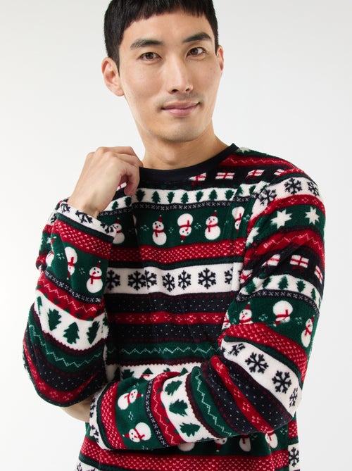 Pyjama long de Noël - 2 pièces - Kiabi