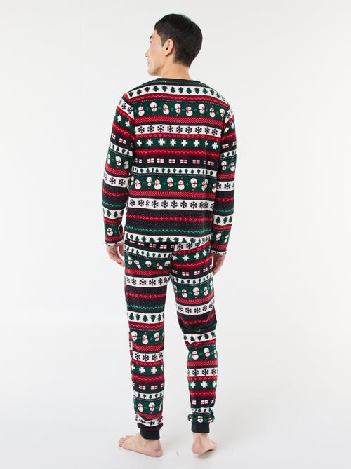Pyjama long de Noël - 2 pièces - Kiabi