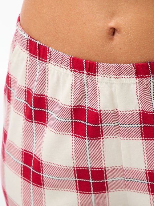 Pyjama long de Noël 'Mickey' - 2 pièces - Kiabi