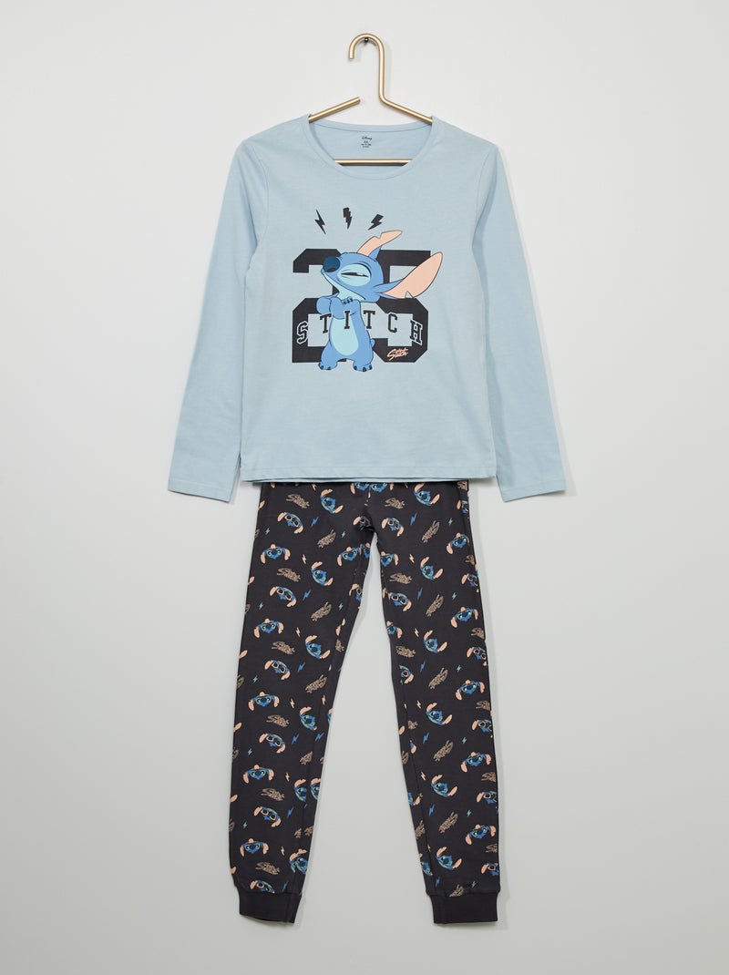 Pyjama long 'Disney' Bleu - Kiabi