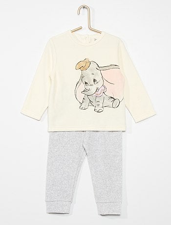 Pyjama 2 Pieces Bebe Garcon Beige Kiabi