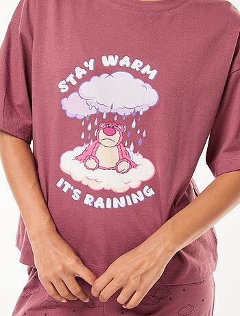 Pyjama long 'Disney' 'Stitch' t-shirt + pantalon - 2 pièces
