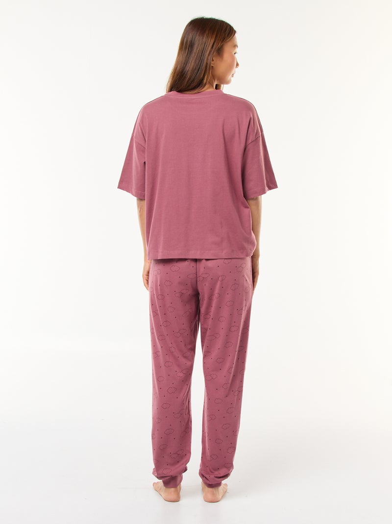 Pyjama long 'Disney' 'Lotso' 'Toy Story'  - 2 pièces Rose - Kiabi