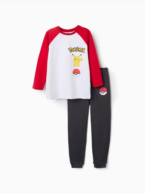 Pyjama long en coton à imprimé Pokémon - Kiabi Pyjama long en coton à imprimé Pokémon - Kiabi