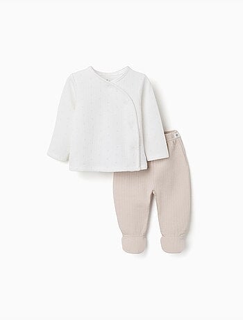 Pyjama long en coton matelassé