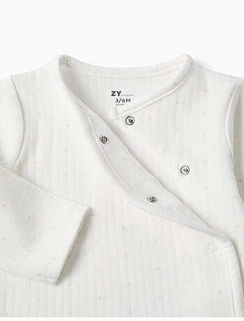 Pyjama long en coton matelassé