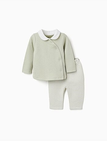 Pyjama long en coton matelassé