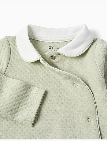 Pyjama long en coton matelassé