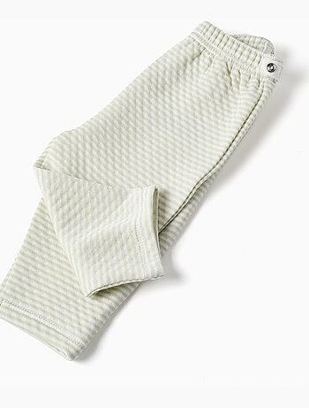 Pyjama long en coton matelassé