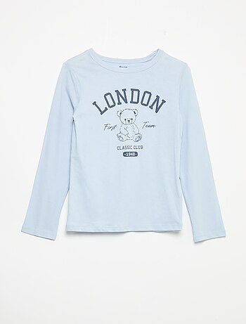 Pyjama long en jersey de coton - 2 pièces