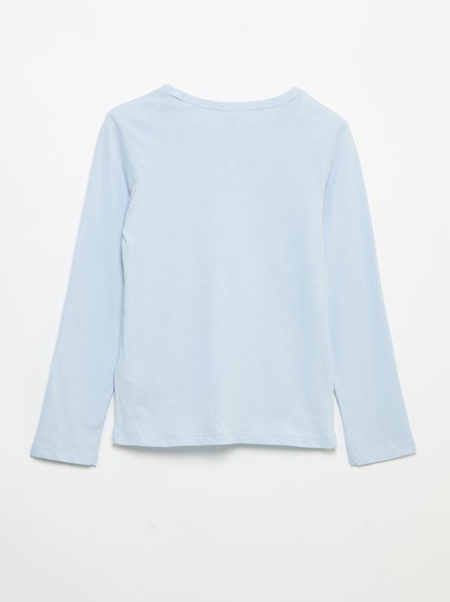 Pyjama long en jersey de coton - 2 pièces - Kiabi