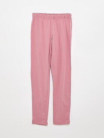 Pyjama long en jersey de coton - 2 pièces