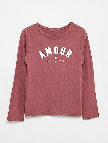 Pyjama long en jersey de coton - 2 pièces
