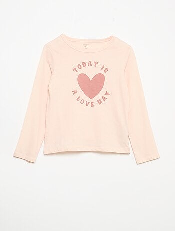 Pyjama long en jersey de coton - 2 pièces