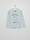     Pyjama long en jersey imprimé 'chat' vue 3
