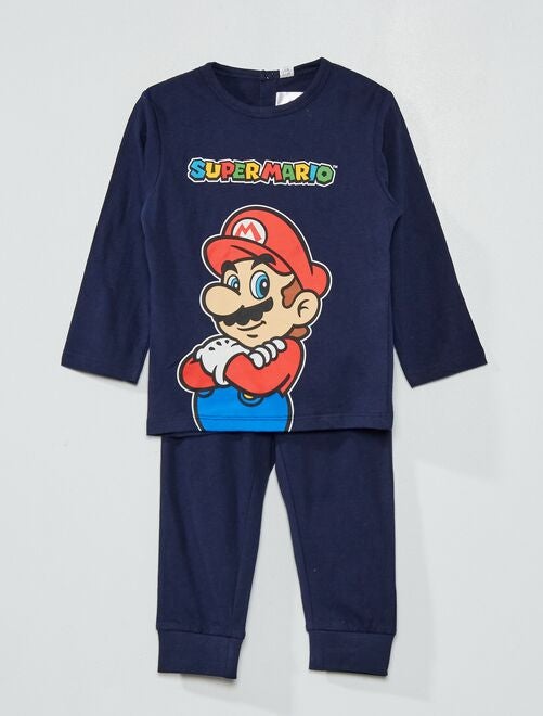 Pyjama long en jersey 'Mario Kart' - Kiabi