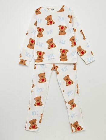 Bluey Enfants Unisexes Multicolore Lot Multiple de 2 Ensemble de Pyjama Manches Longues Jambes Longues