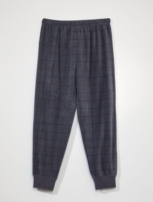 Ensemble pyjama sweat polaire + pantalon jersey 'Stitch' - 2 pièces - Rose  - Kiabi - 12.50€