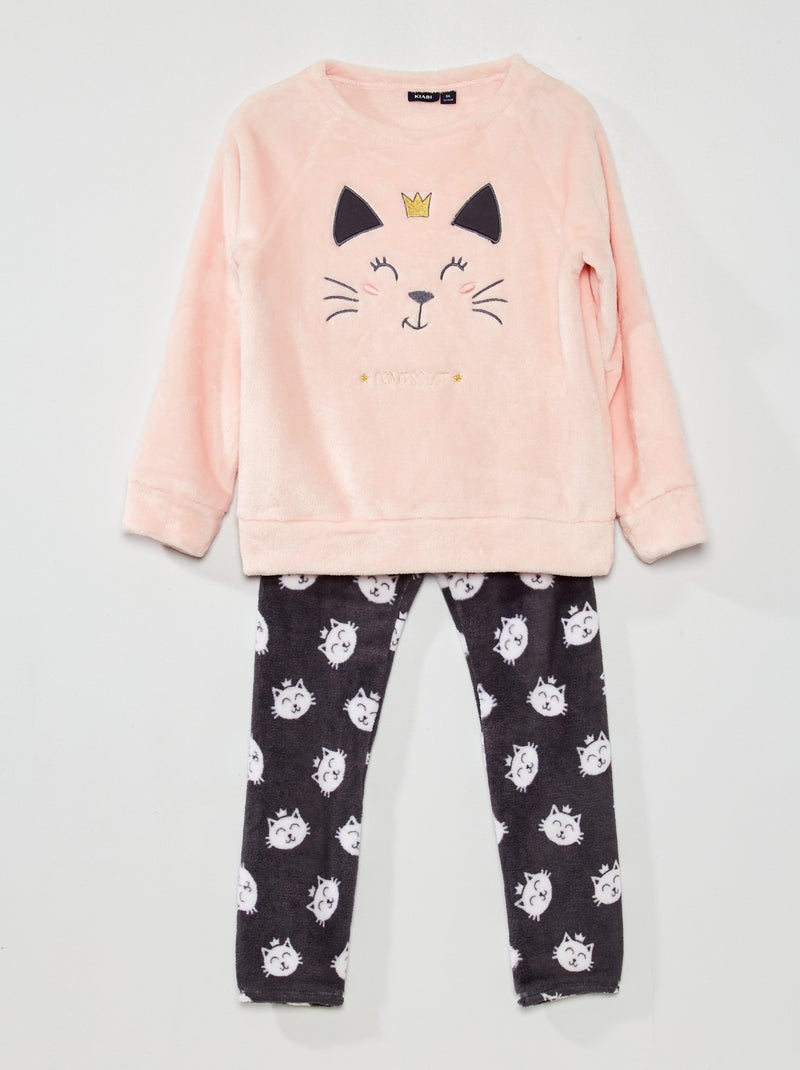 Pyjama Long Fille Coton Panda – « I Want To Sleep All Day » – 7-16 Ans – Doux & Mignon