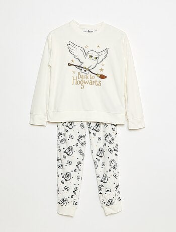 Pyjama long en polaire 'Harry Potter' - 2 pièces