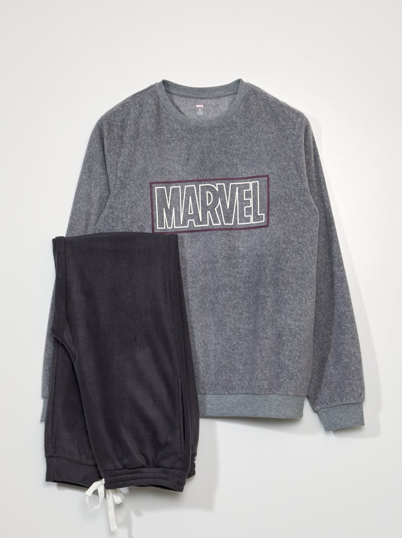 Pyjama long en polaire 'Marvel' - 2 pièces Marvel - Kiabi