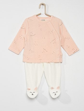 Pyjama 2 Pieces Bebe Fille Kiabi