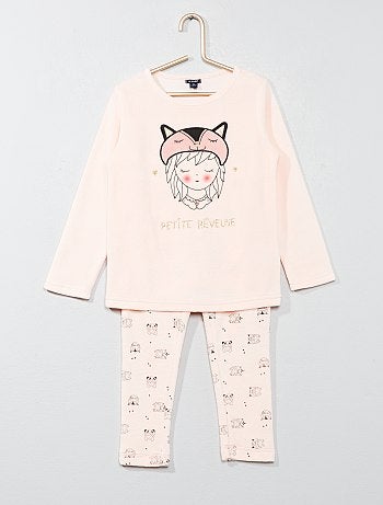 Pyjama long en velours
