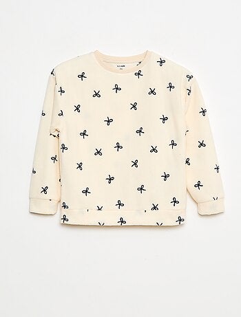 Pyjama long et chaud à motif