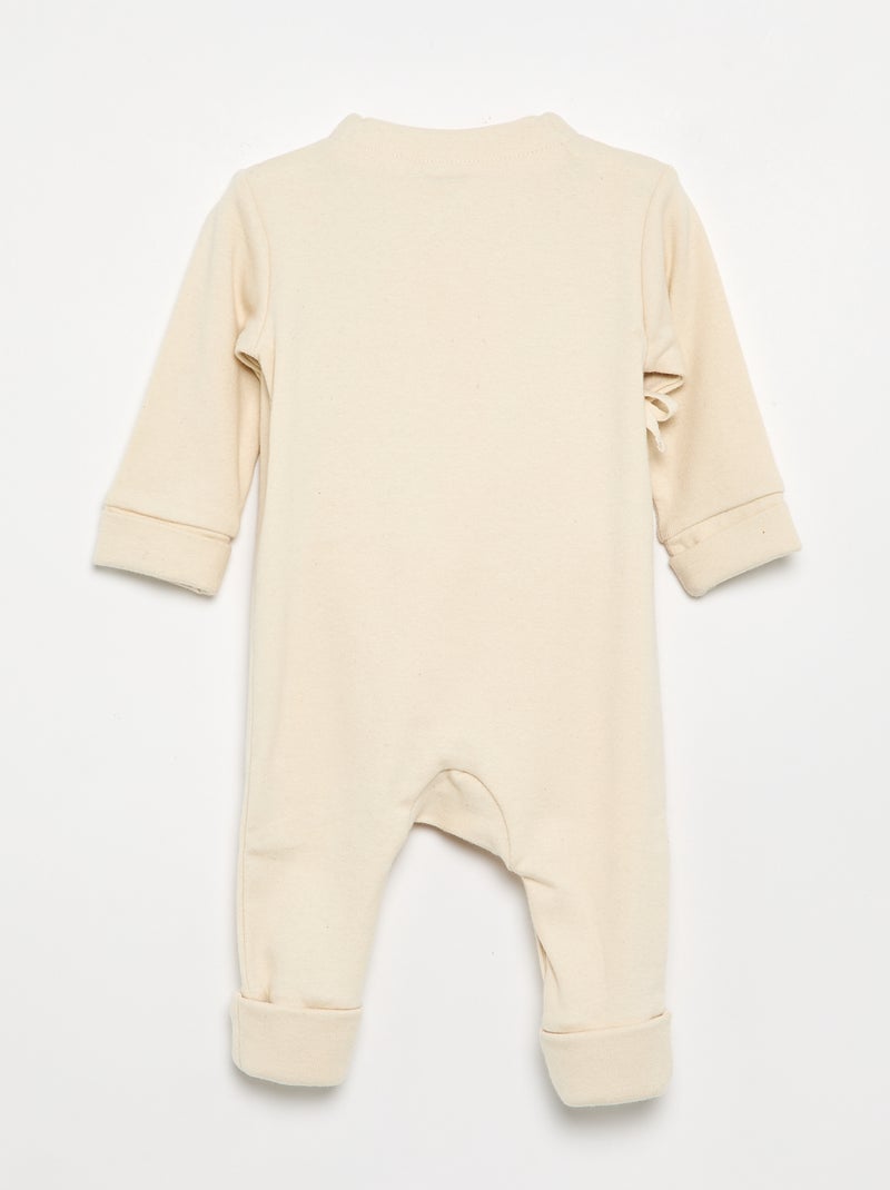 Pyjama long évolutif - collection facile à enfiler Beige - Kiabi