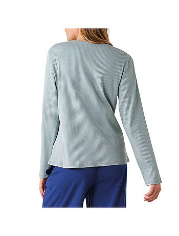 Pyjama long femme Confort Maille Athena