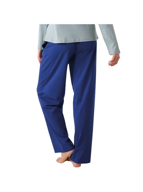 Pyjama long femme Confort Maille Athena - Kiabi