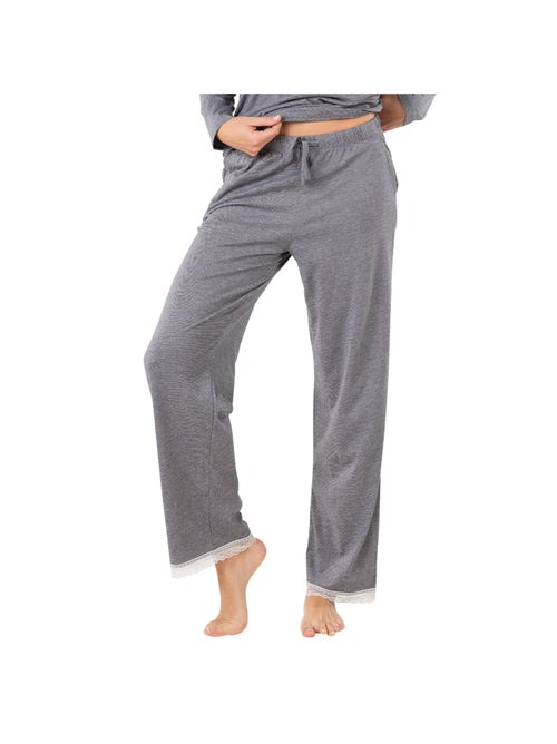 Pyjama long femme Graphic Athena - Kiabi