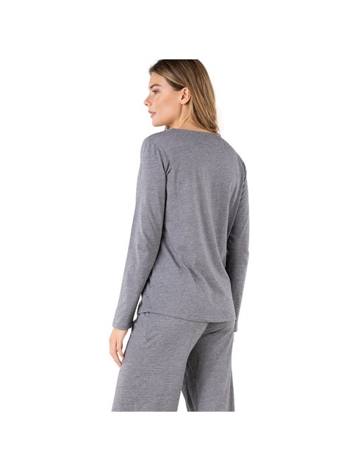 Pyjama long femme Graphic Athena - Kiabi