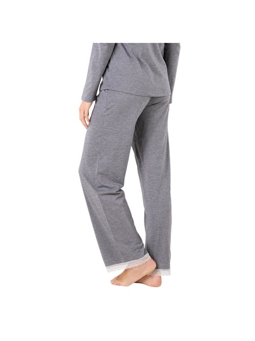 Pyjama long femme Graphic Athena - Kiabi