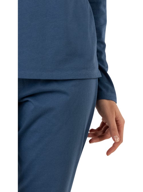 Pyjama long femme my petit prix athena - Kiabi