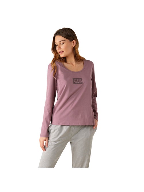 Pyjama long femme Sport Athena - Kiabi