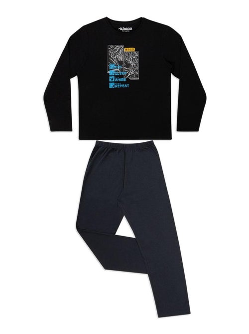 Pyjama long garçon Ecopack manga Athéna - Kiabi