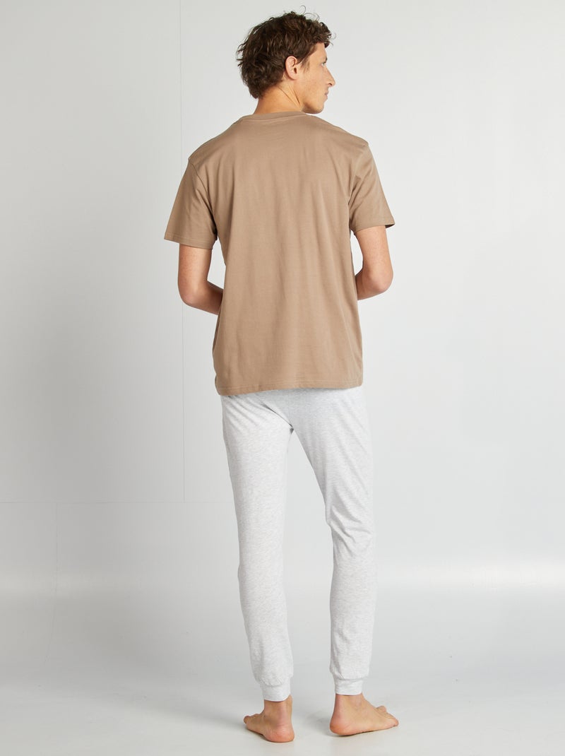 Pyjama long 'Goldorak' - 2 pièces Gris/taupe - Kiabi