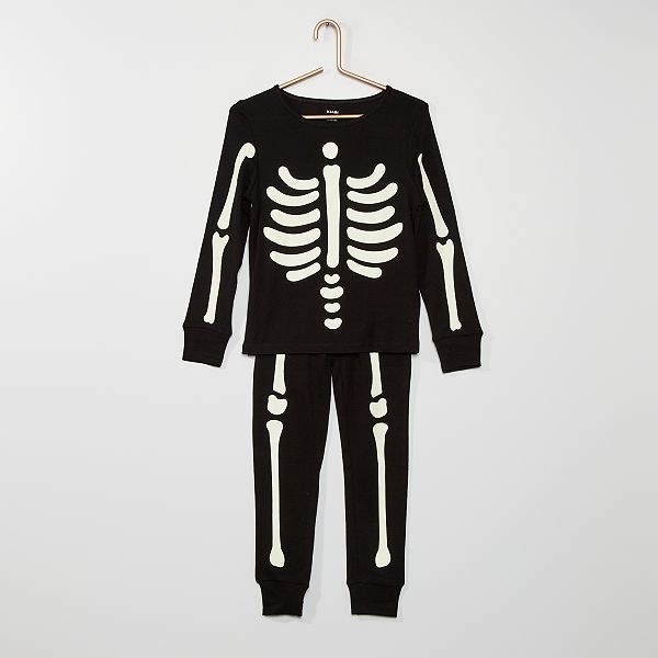 Pyjama Long Halloween Fille 3 12 Ans Noir Kiabi 10 00