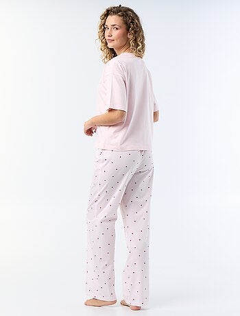 Pyjama long 'Hello Kitty' - 2 pièces