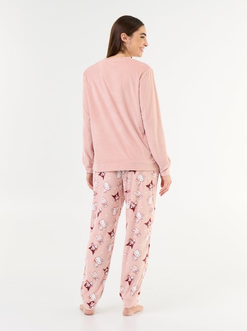 Pyjama long 'Hello Kitty' - 2 pièces - Kiabi Pyjama long 'Hello Kitty' - 2 pièces - Kiabi