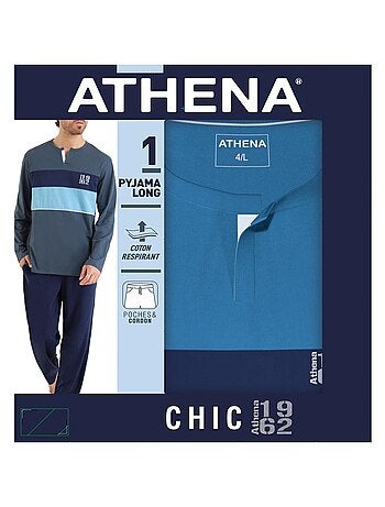 Pyjama long homme Chic Athena