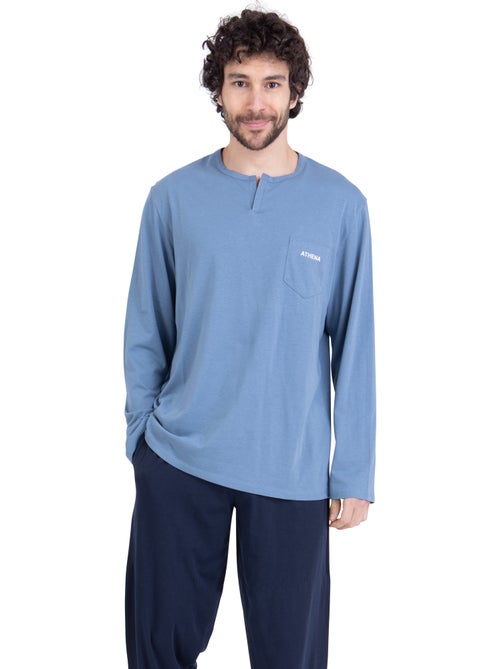 Pyjama long homme Chic Athena - Kiabi