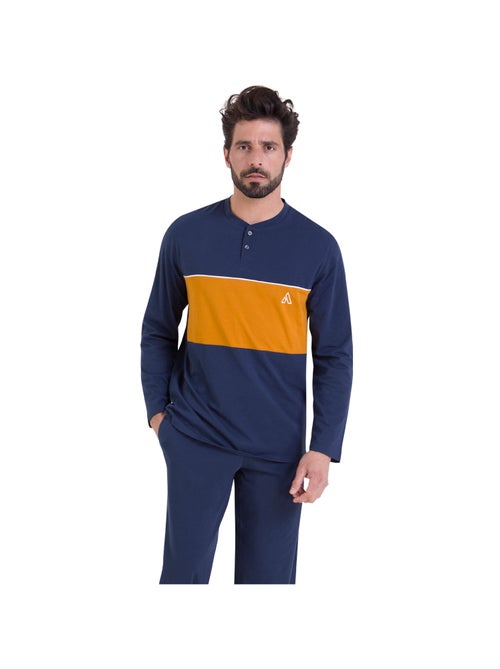 Pyjama long homme Chic Athena - Kiabi