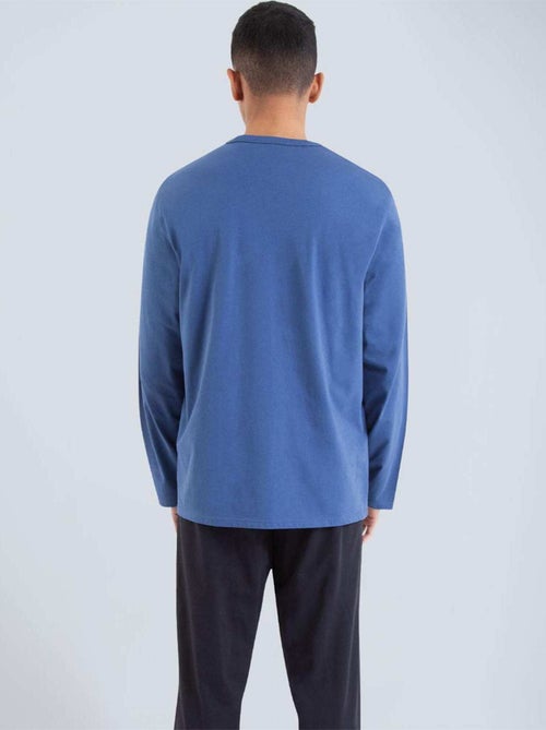 Pyjama long homme Ecopack - Kiabi