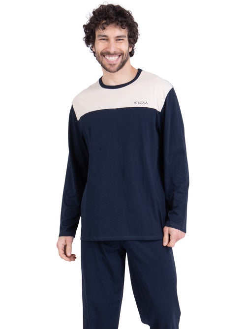 Pyjama long homme ecopack construction athena - Kiabi Pyjama long homme ecopack construction athena - Kiabi