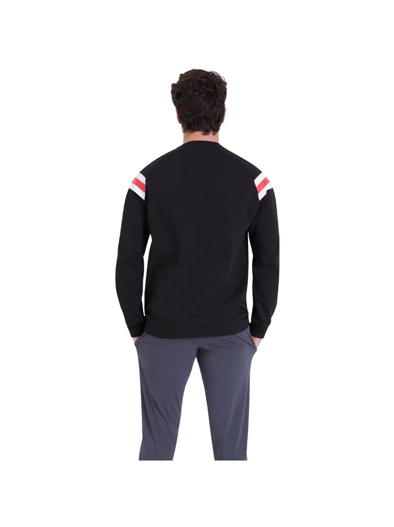 Pyjama long homme Molleton Athena Noir - Kiabi